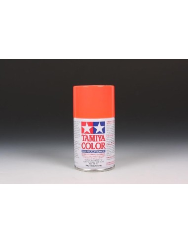 TAMIYA POL. SPRAY PS-20 FLUORESCENT RED