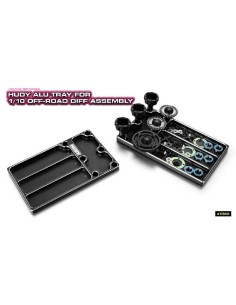 HUDY ALU TRAY FOR 1/10 OFF-ROAD DIFF ASS 2