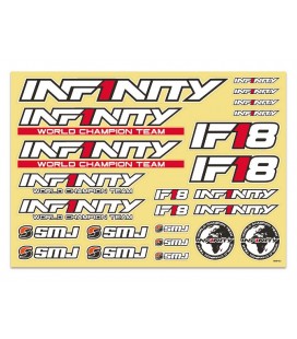 INFINITY IF18 DECAL WHITE