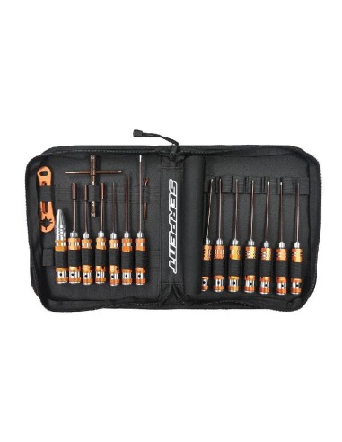 TOOL SET FOR ON ROAD (17 pcs) WITH BAG
