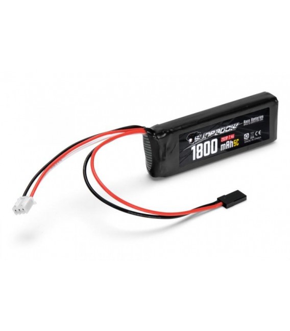 LIPO RECEIVER BATTERY 1800MAH 7,4V 5C