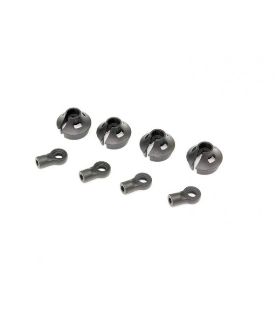 SHOCK BALL END & SPRING RETAINER (4 pcs)