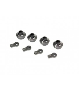 SHOCK BALL END & SPRING RETAINER (4 pcs)