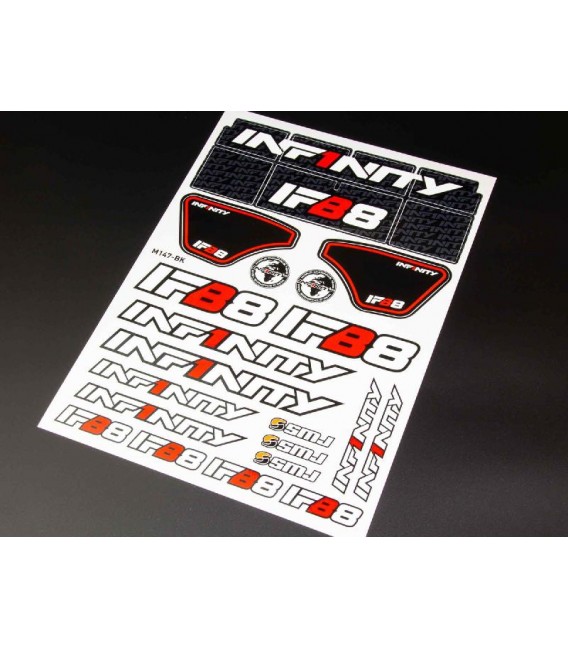 INFINITY IFB8 DECAL SHEET (BLACK)