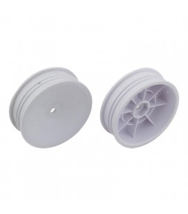 2WD SLIM FRONT WHEELS 12MM HEX WHITE