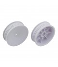 2WD SLIM FRONT WHEELS 12MM HEX WHITE