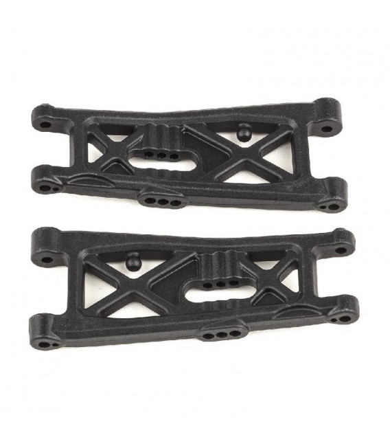 RC10B7 FT FRONT SUSPENSION ARMS CARBON