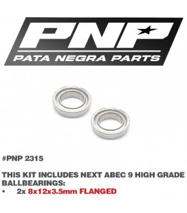 ABEC 9 BEARING SET 8x12x3mm FLANGED (2)