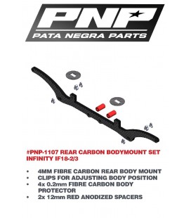 PNP REAR CARBON BODYMOUNT SET IF18-3