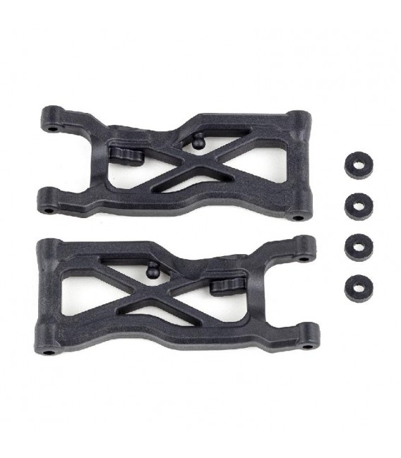 RC10B7 FT REAR SUSPENSION ARMS CARBON