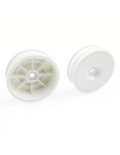 RUDDOG 2WD SLIM FRONT WHEELS WHITE (4U) 2