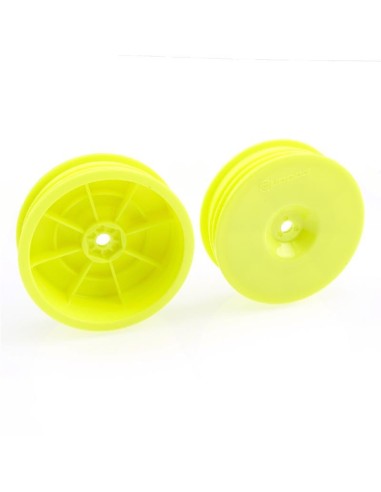 RUDDOG 2WD SLIM FRONT WHEELS YELLOW (4U)