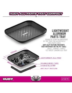 HUDY ALU PARTS TRAY COMPACT MAGNETIC A/S 2