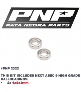 ABEC 9 BEARING SET 4x8x3mm (2 pcs)