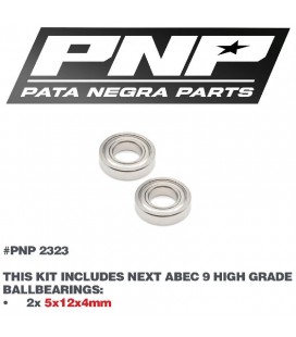 ABEC 9 BEARING SET 5x12x4mm (2 pcs)