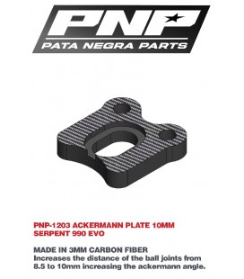 PNP ACKERMANN PLATE 10mm SERPENT 990/EVO