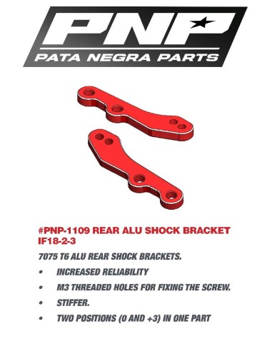 PNP REAR ALU SHOCK BRACKET IF18-2/IF18-3