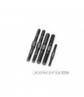 RC8B4.1 FIN TITANIUM TURNBUCKLE SET BK