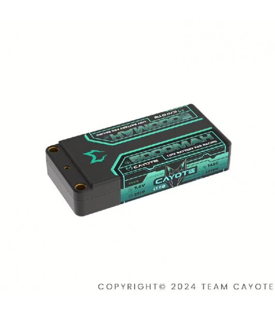 CAYOTE RACING LIPO 5000Mah 7.6V SHORTY