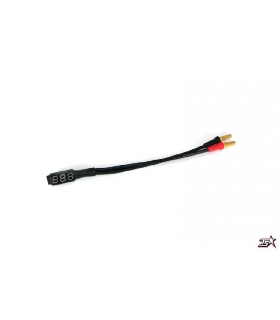MR33 LIPO VOLTAGE CHECKER (4/5mm Plug)