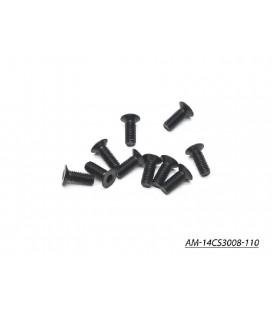 ALU SCREW ALLEN COUNTERSUNK M3x8 110º