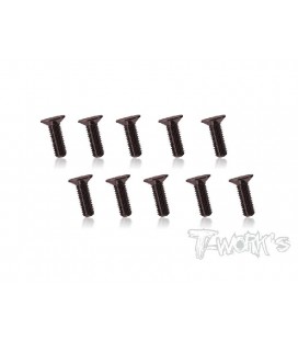 STEEL FLATHEAD SCREW 110º M3x8mm (10U)