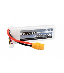 REDOX LIPO BATTERY 4000Mah 11,1V 20C