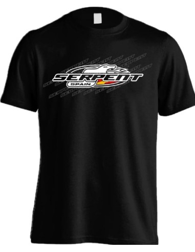 T-SHIRT TEAM SERPENT SPAIN BLACK (2XL)