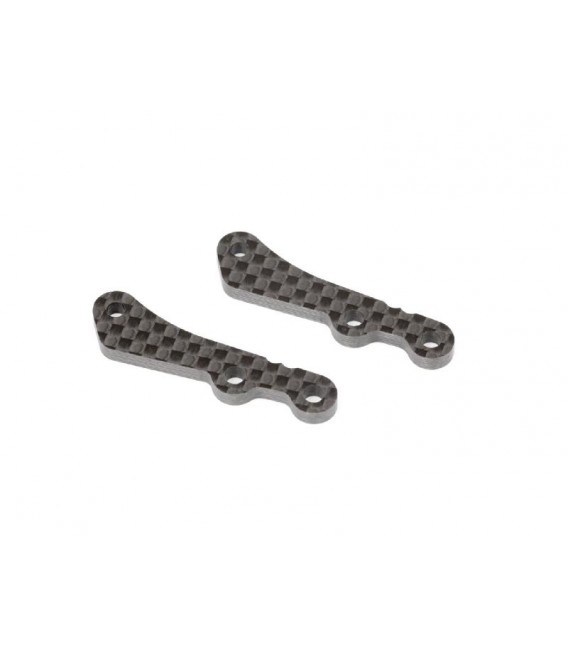 REAR LOWER ARM PLATE LC+3.0 B (Carbon/2)