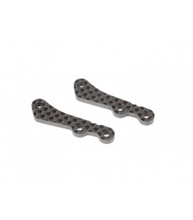 REAR LOWER ARM PLATE LC+3.0 B (Carbon/2)
