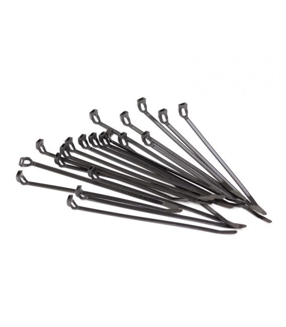 SMJ LOW HEAD NYLON CABLE-TIE (20pcs/ Bk)
