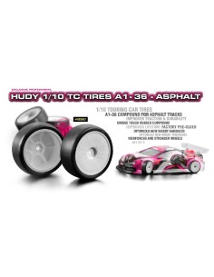 HUDY 1/10 TYRES ASPHALT A1 - 36 (4U) 2