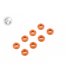 INFINITY SHOCK O-RING (Orange/8pcs)