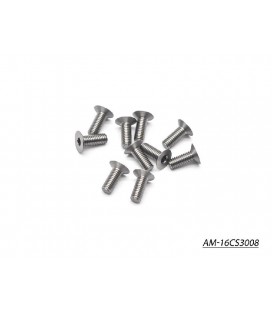 TITANIUM SCREW ALLEN COUNTERS.M3x8 110º