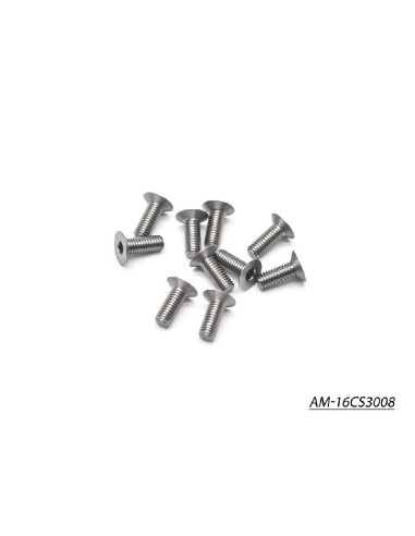 TITANIUM SCREW ALLEN COUNTERS.M3x8 110º