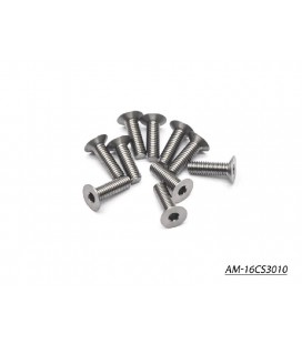 TITANIUM SCREW ALLEN COUNTERS.M3x10 110º