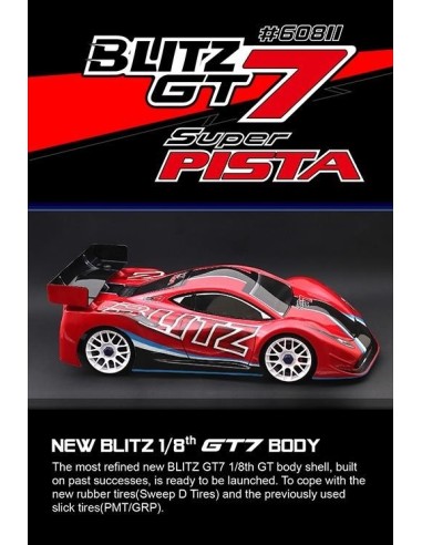 BLITZ GT7 (1.0mm) 18 GT BODY WITH WING