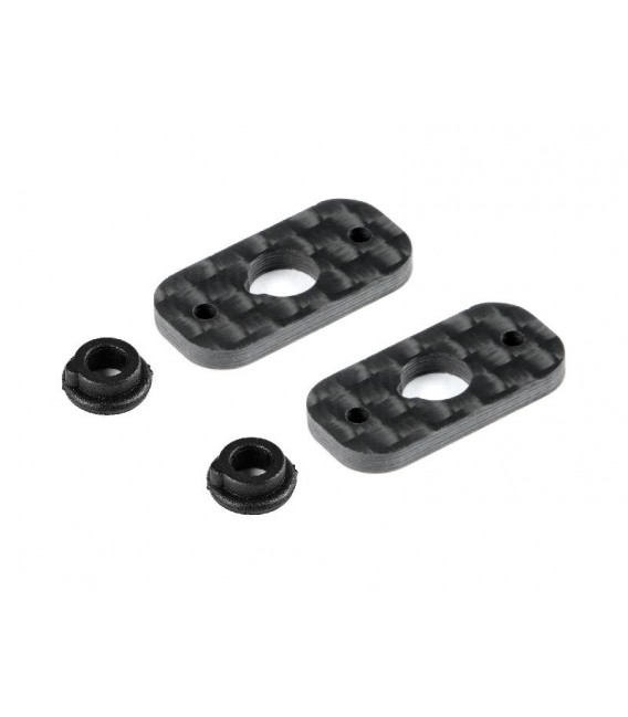 HUDY CARBON REAR WING MOUNT 1/10 TC