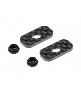 HUDY CARBON REAR WING MOUNT 1/10 TC