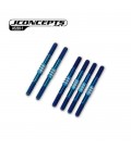 RCB84 FIN TITANIUM TURNBUCKLE SET B BLUE