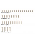 M3 STAINLESS THIN FLAT HEAD SCREW SET 