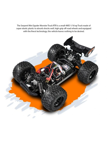 MINI SPYDER MONSTER TRUCK RTR 1/18 EP