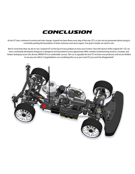 SERPENT SRX8GT R EC 1/8 4WD GP